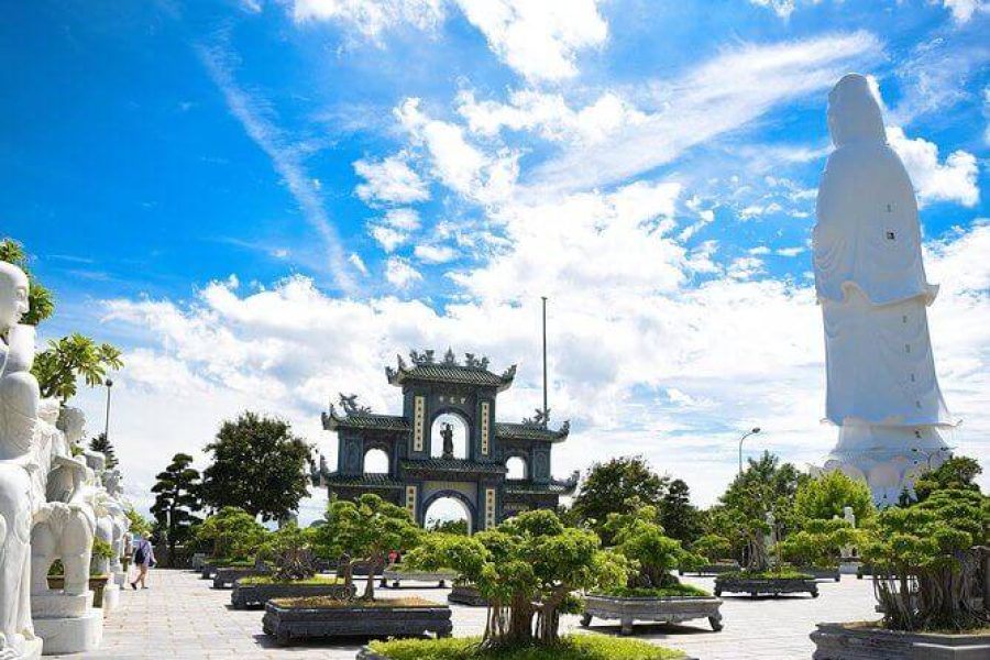 Half-day MARBLE MOUNTAINS & LINH UNG PAGODA from DA NANG