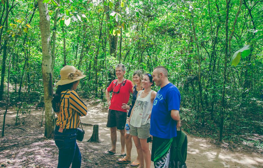 (HO CHI MINH CITY TOUR)CU CHI TUNNELS BY SCOOTER 7 HOURS