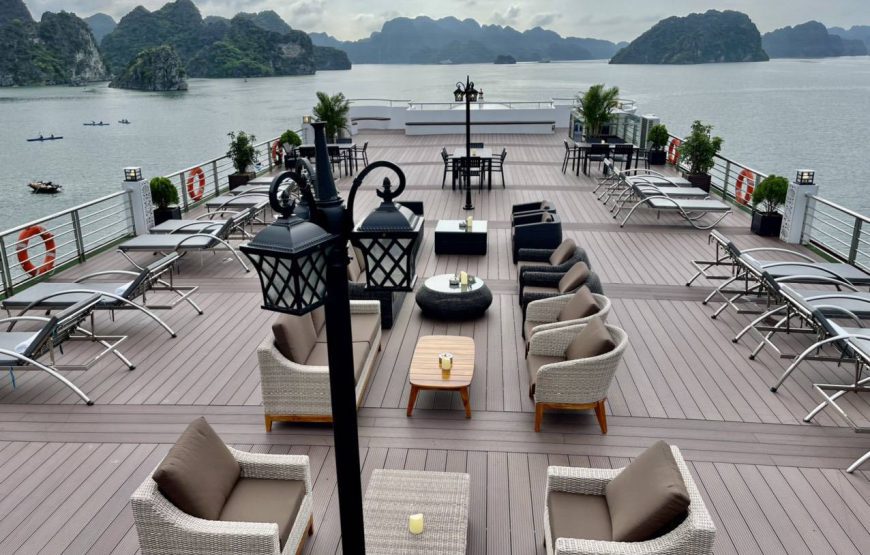 Oasis Cruise (Oasis bay party cruise) – Ha Long bay 2 days 1 night trip